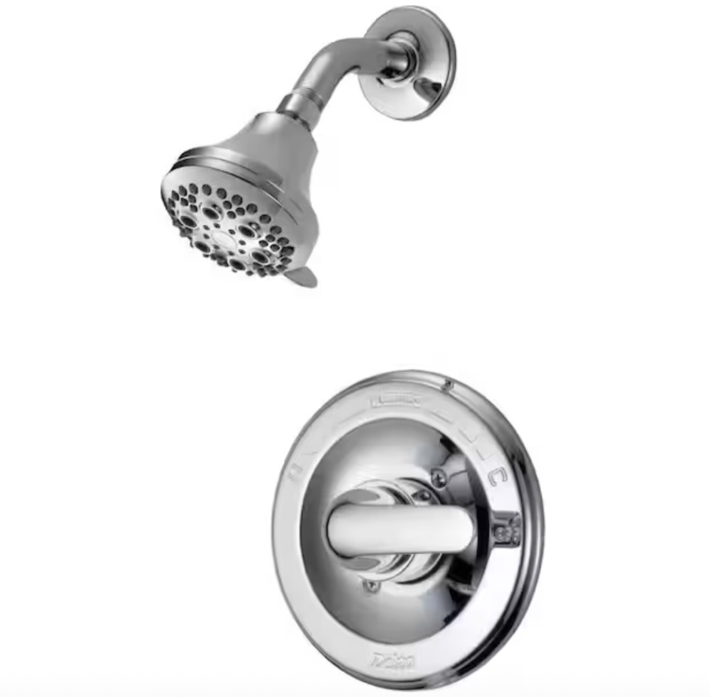 Delta Classic Single-Handle 5-Spray Shower Faucet in Chrome (Valve Included) - Image 1 - Lot 365JF