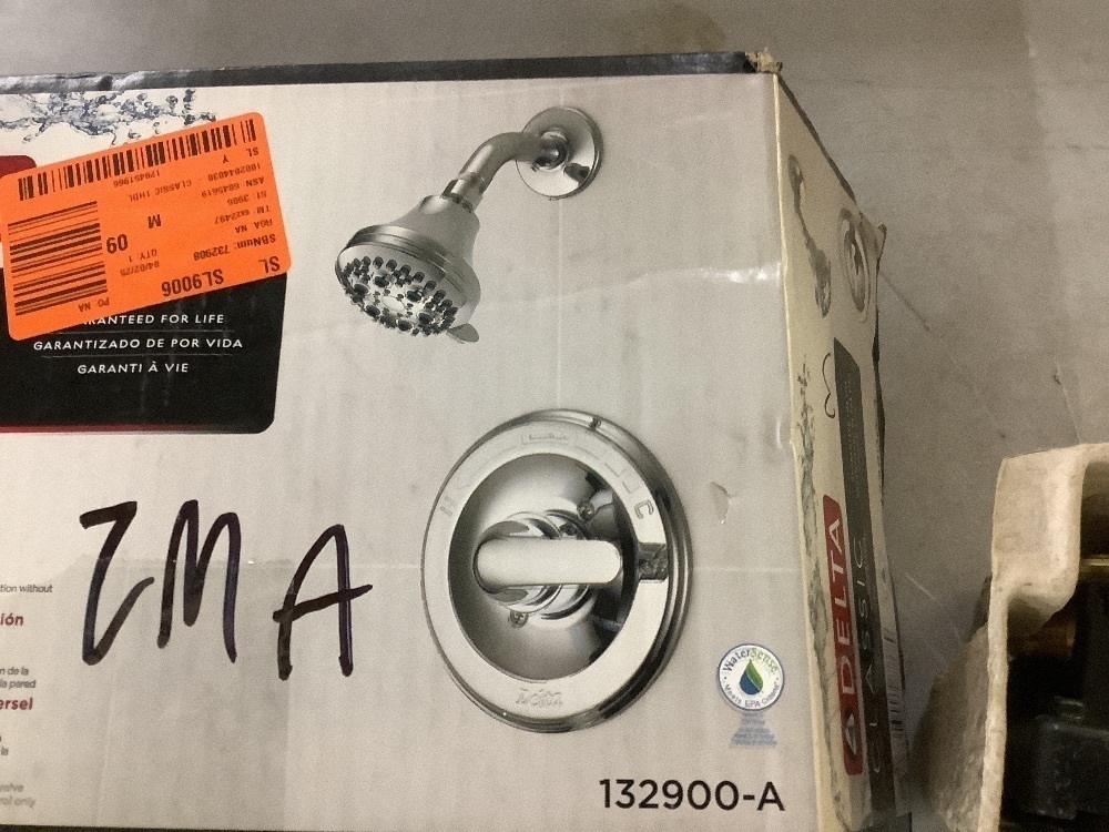 Delta Classic Single-Handle 5-Spray Shower Faucet in Chrome (Valve Included) - Image 6 - Lot 365JF