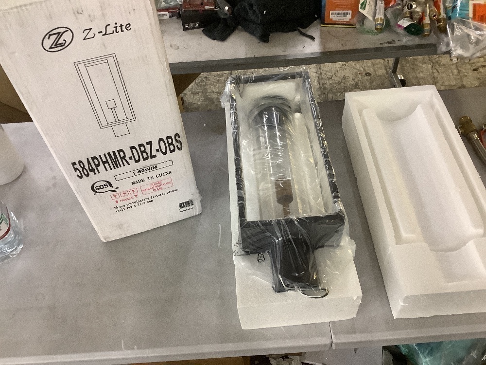 Filament Design Dunbroch 1-Light Bronze Brass Aluminum Hardwired Outdoor Weather Resistant Post Light Round Fitter with No Bulb Included - Image 3 - Lot 366JF