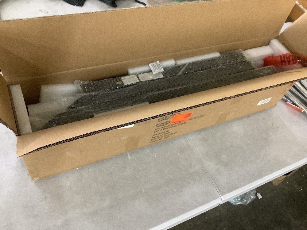 StyleWell 1.6 in H x 36 in. W x 7 in. D Black Wood Floating Wall Shelf (Set of 3) - Image 2 - Lot 367JF