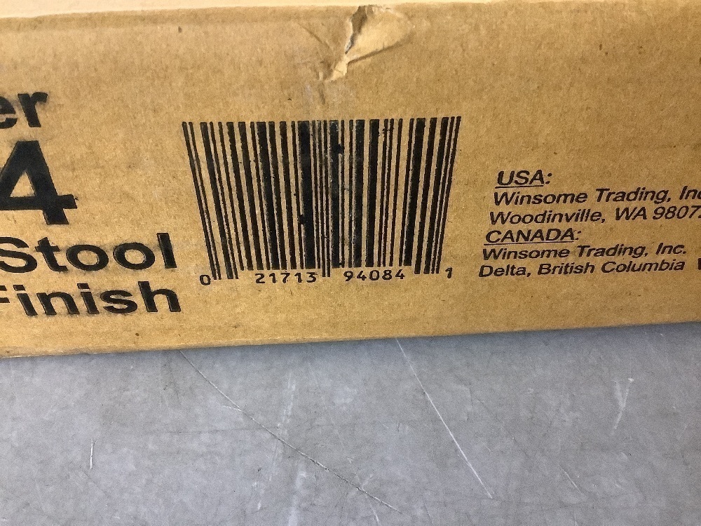 Winsome Wood Satori 24 in. Saddle Seat Walnut Counter Stool - Image 3 - Lot 368JF