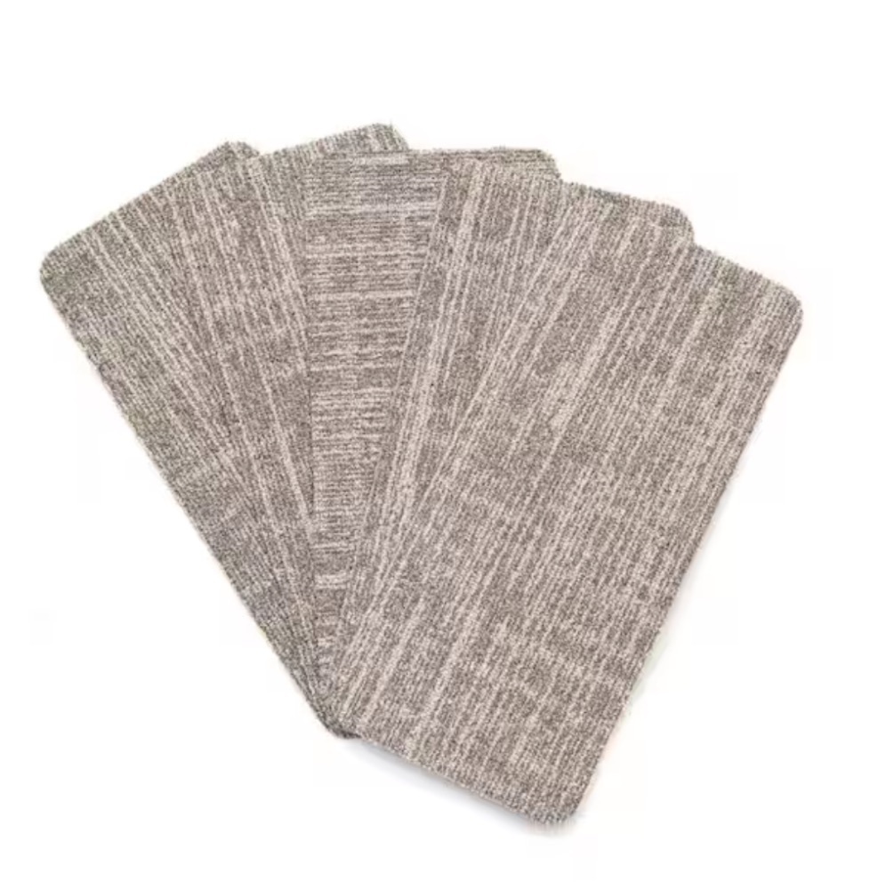 Peel and Stick Earthtone Indoor/Outdoor 8 in. x 18 in. Commercial Stair Tread (Set of 13) - Image 1 - Lot 372JF