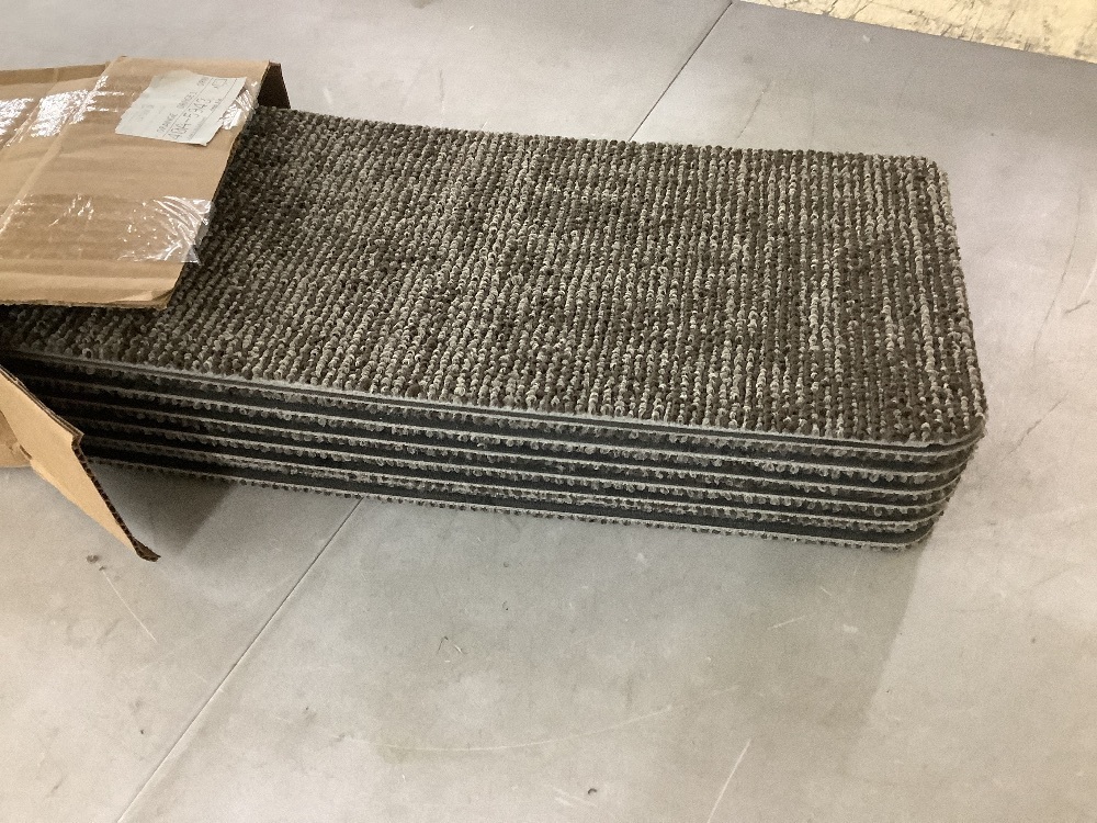 Peel and Stick Earthtone Indoor/Outdoor 8 in. x 18 in. Commercial Stair Tread (Set of 13) - Image 3 - Lot 372JF