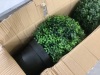 Nearly Natural 3 ft. Boxwood Triple Ball Topiary Artificial Tree (Indoor/Outdoor) - Thumbnail 3