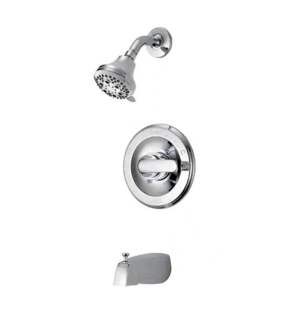 Delta Classic Single-Handle 5-Spray Tub and Shower Faucet with Stops in Chrome (Valve Included) - Image 1 - Lot 467JF