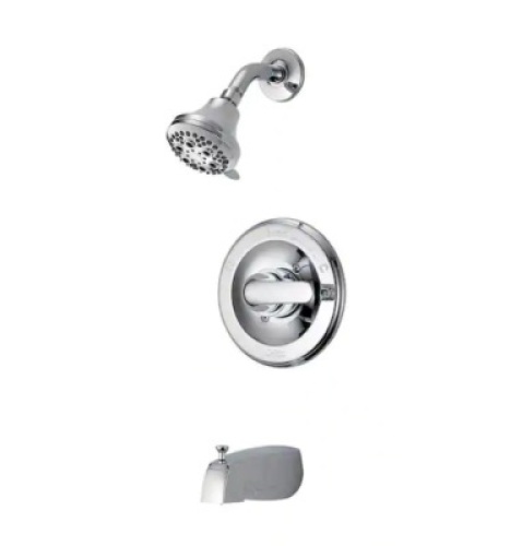 Delta Classic Single-Handle 5-Spray Tub and Shower Faucet with Stops in Chrome (Valve Included) - Lot 467JF