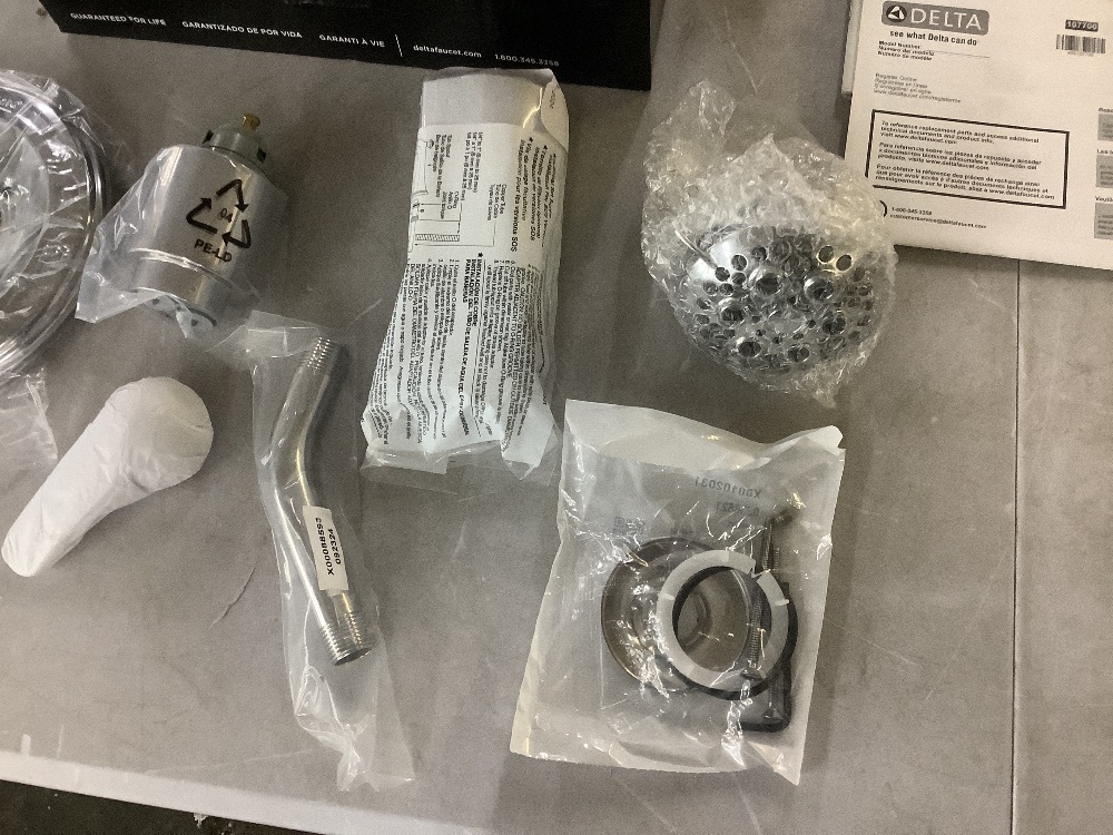 Delta Classic Single-Handle 5-Spray Tub and Shower Faucet with Stops in Chrome (Valve Included) - Image 5 - Lot 467JF