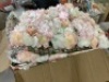 12-Piece Artificial Silk Rose Flower Wall Panel - Thumbnail 2