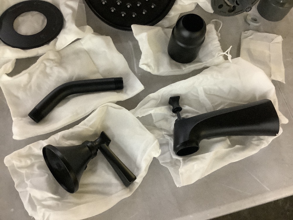 American Standard Rumson Single-Handle 1-Spray Tub and Shower Faucet with 1.8 GPM in Matte Black (Valve Included) - Image 3 - Lot 571JF