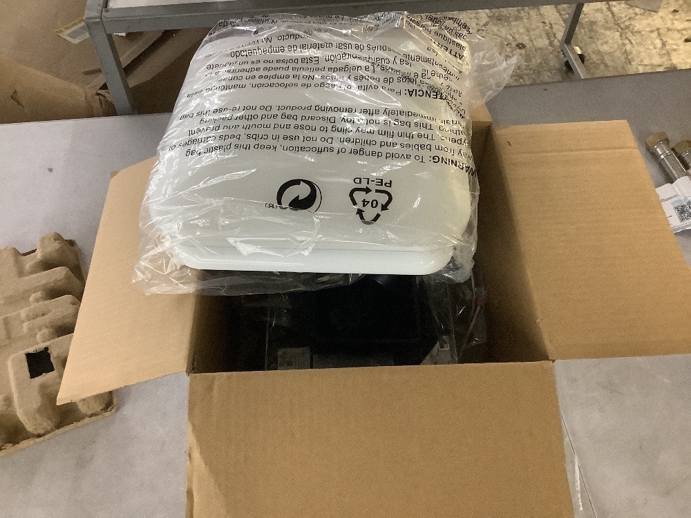 Commercial Electric 50 CFM Ceiling Mount Room Side Installation Bathroom Exhaust Fan with Adjustable Color Temperature LED and Night Light - Image 2 - Lot 677JF