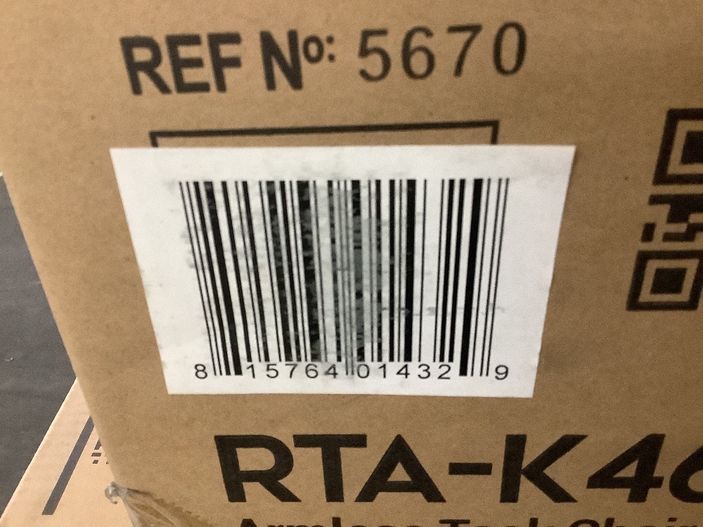 Techni Sport Black Armless Task Chair with Buttons - Image 6 - Lot 865JF