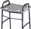 DMI Walker Tray With Cup Holders, Walker Tray For Folding Walkers, Gray - Thumbnail 1