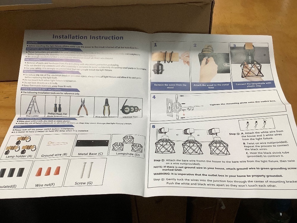 Set of 3 Wall Mounted Bathroom Light Fixture - Image 1 - Lot 3164