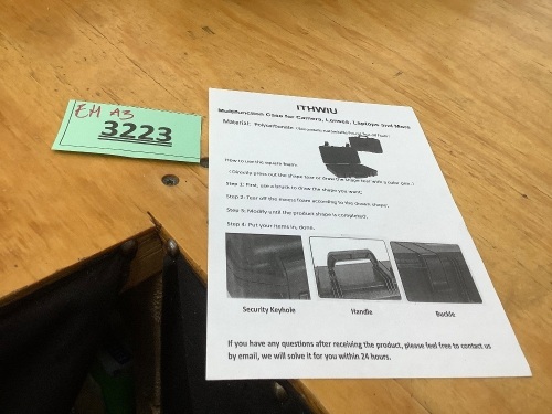 ITHWIU Multifunction Case for Camera, Lenses, Laptops and More - Lot 3223