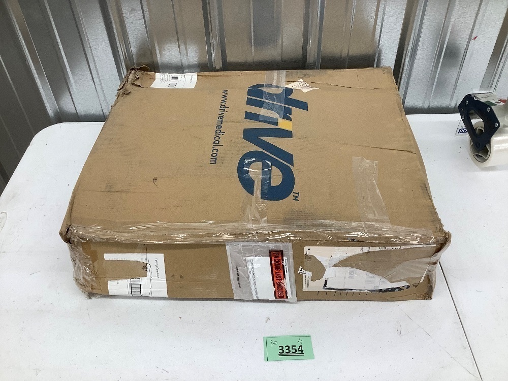 Drive Medical Folding Steel Bedside Commode Chair, Portable Toilet - Image 3 - Lot 3354