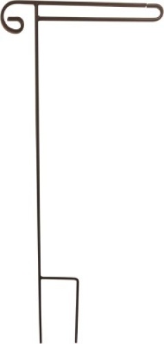 Greenleaf classics Premium Garden Flag Stand, Powder Coated, Weather Proof, for 12 x 18 inch Small Flags, Black - Lot 3362