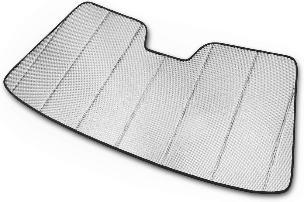 Autotech Park Foldable Sunshade Compatible with 2020-2024 Tesla Model Y, Custom-fit Windshield Sun Shade - Image 1 - Lot 3402