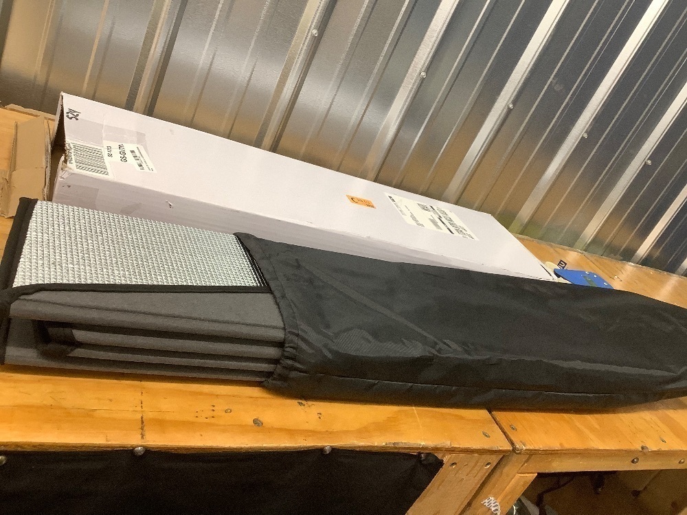 Autotech Park Foldable Sunshade Compatible with 2020-2024 Tesla Model Y, Custom-fit Windshield Sun Shade - Image 2 - Lot 3402