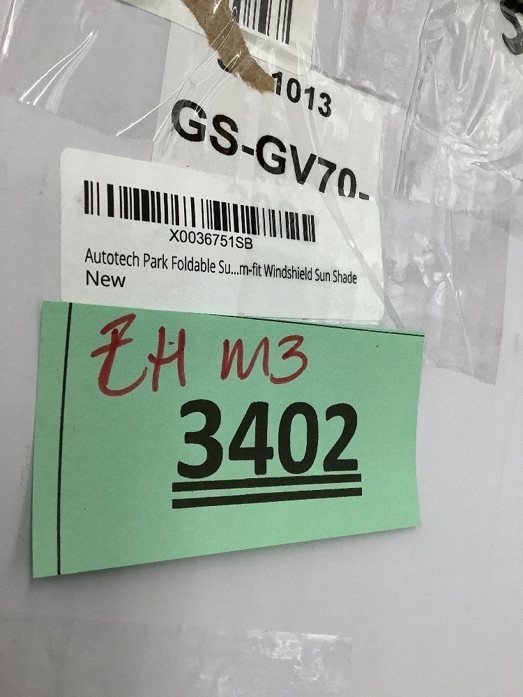 Autotech Park Foldable Sunshade Compatible with 2020-2024 Tesla Model Y, Custom-fit Windshield Sun Shade - Image 4 - Lot 3402