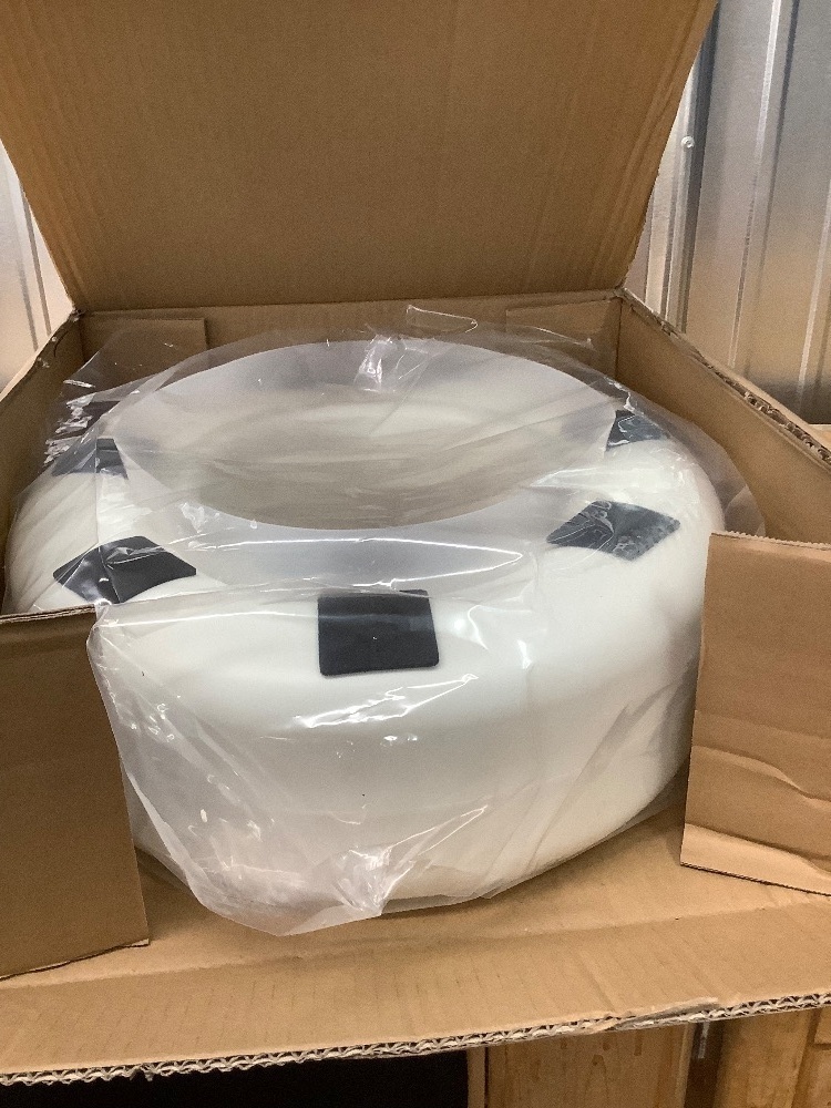 HealthSmart Enhanced Comfort 5" Raised (Round) Toilet Seat Riser - Image 2 - Lot 3403