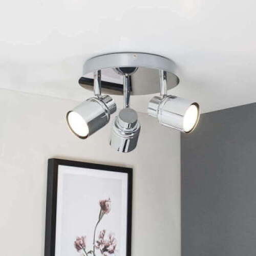 Depuley 3 Light Modern Flush Mount Ceiling Spotlight - Lot 3467
