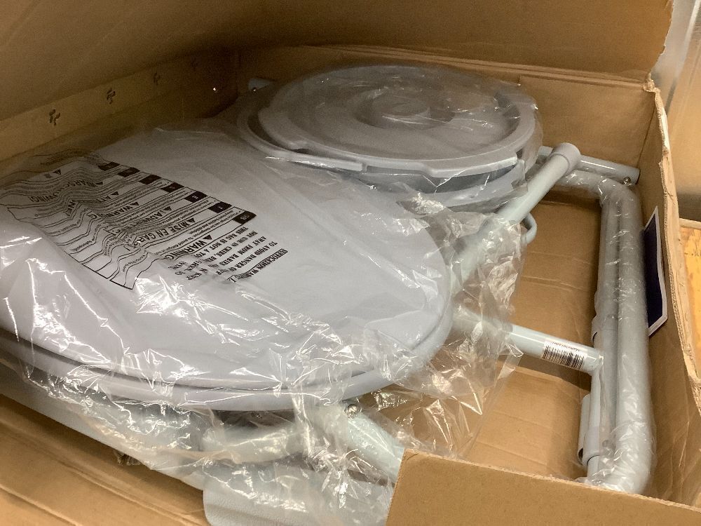 Drive Medical 11148-1 Folding Steel Bedside Commode Chair, Portable Toilet - Image 2 - Lot 3501