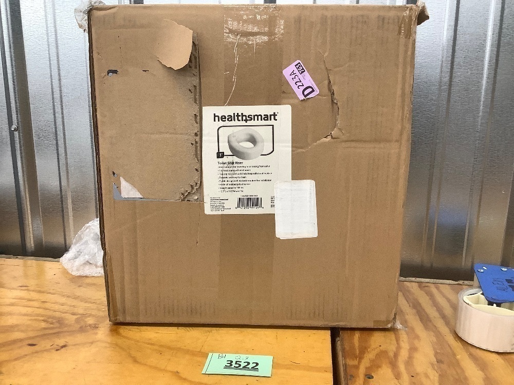 HealthSmart Raised Toilet Seat Riser - Image 2 - Lot 3522