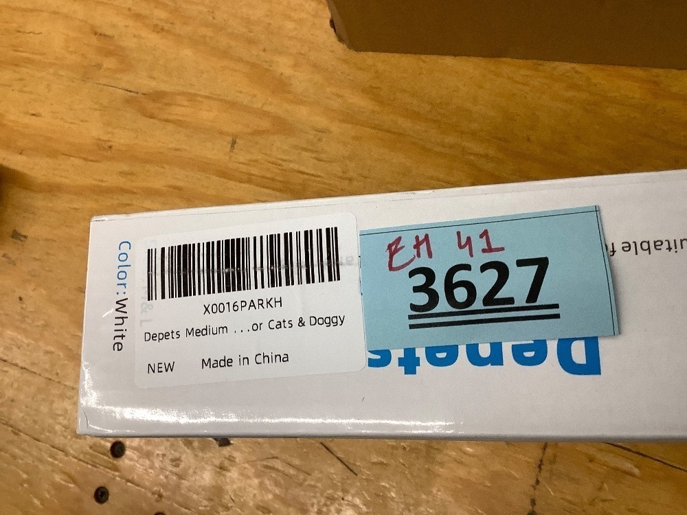 Depets Medium Cat Flap Door with 4 Way Lock (Outer Size 7.5" x 7.8"), Magnetic Pet Door Kit White, Weather-Resistant Cat Door for Cats & Doggy - Image 5 - Lot 3627