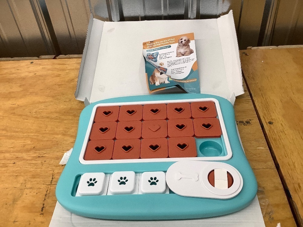 Dog Puzzle Toys,Interactive Treat Puzzle Dog Toy for IQ Training & Mental Stimulating,Treat Puzzle Dispensing with Squeaky Design for Large Medium Small Smart Dogs - Image 2 - Lot 3653