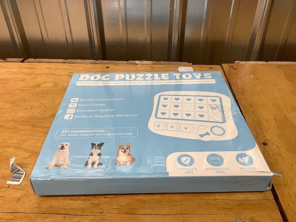Dog Puzzle Toys,Interactive Treat Puzzle Dog Toy for IQ Training & Mental Stimulating,Treat Puzzle Dispensing with Squeaky Design for Large Medium Small Smart Dogs - Image 3 - Lot 3653