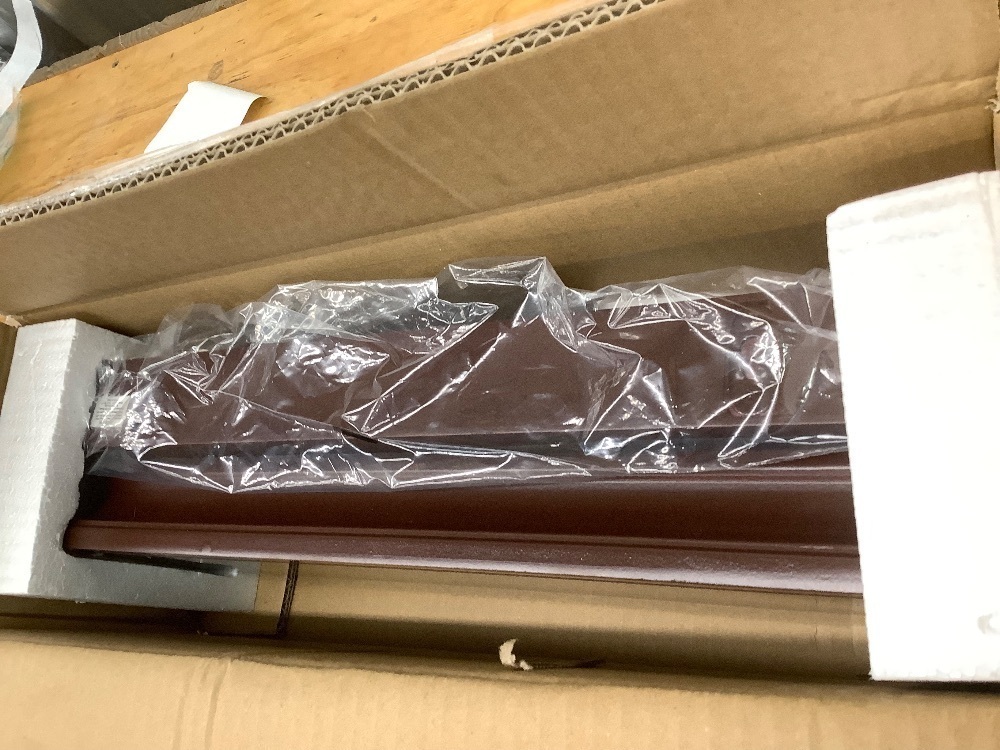 AHDECOR Elegant Floating Shelves, Decorative Wall Shelves for Home Organization and Display in Bedroom, Kitchen, Livingroom and Office, Espresso Brown, Set of 2 - Image 2 - Lot 3671