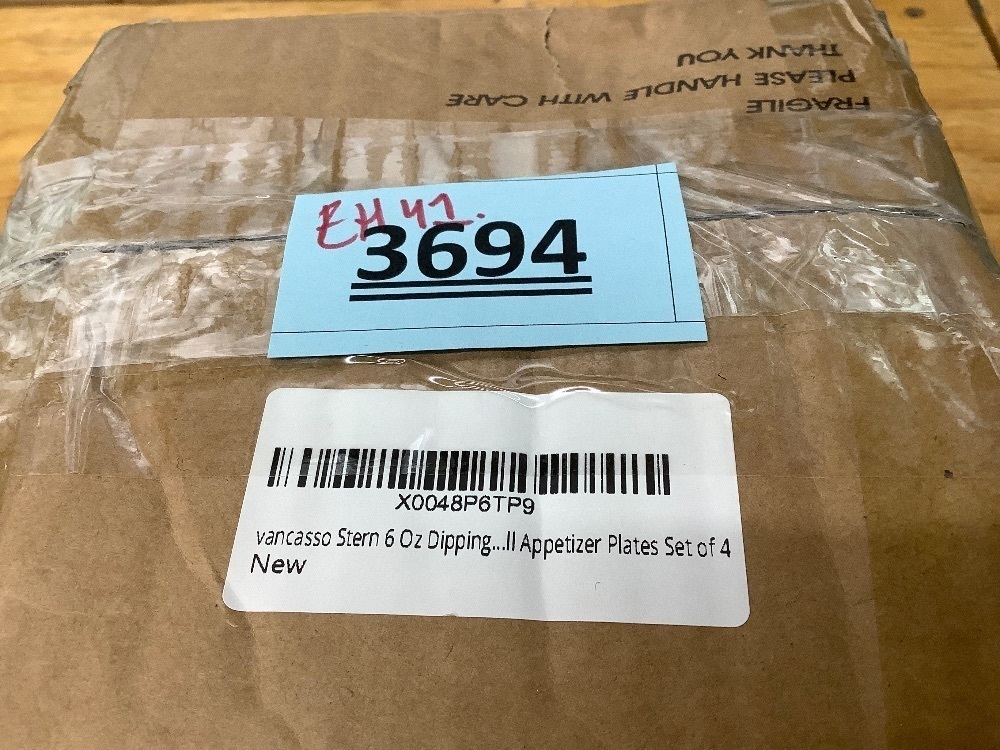 vancasso Stern 6 Oz Dipping Bowls, 3.7 Inches Ceramic Soy Sauce Dish, Square Side Dishes, Small Appetizer Plates Set of 4 - Image 5 - Lot 3694