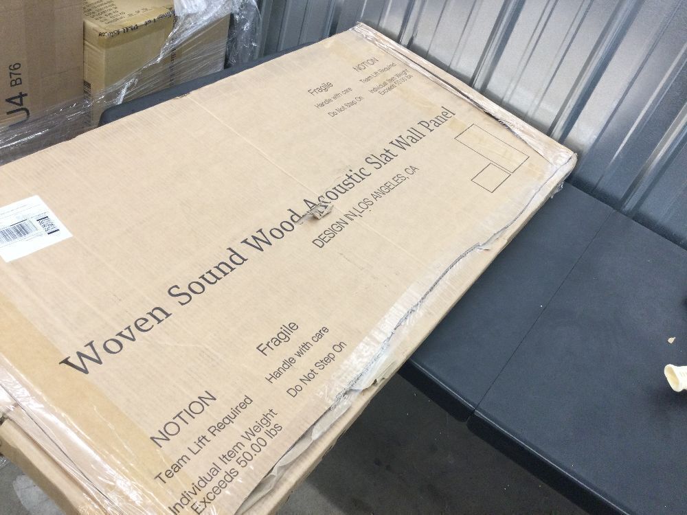 Woven Sound Wood Acoustic Slat Wall Panel - Image 2 - Lot 3796