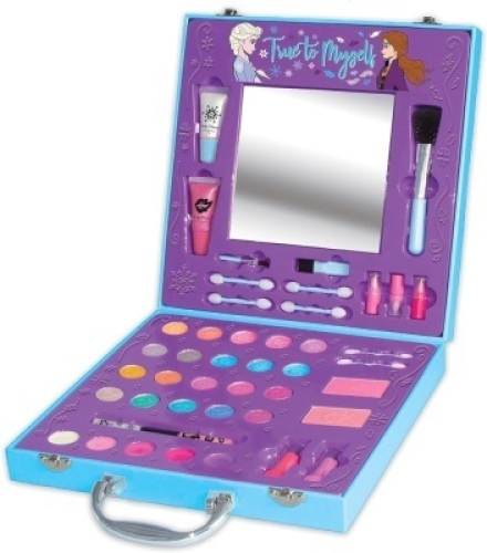 Disney Frozen Glitter Makeover Studio Beauty Kit – All-in-One Beauty for Eyes, Cheeks and Lips for Ages 6 and up - Amazon Exclusive - Lot 3906