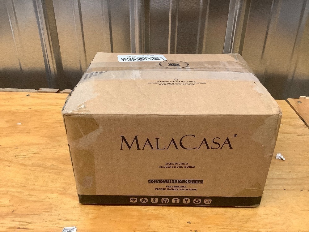 MALACASA Ramekins 6 oz Oven Safe, Porcelain Creme Brulee Ramekins Pudding Custard Cups Small Ceramic Souffle Dishes Ramakan Ramiken Ramicans Baking Bowls Set of 6, White, Series RAMEKIN-DISH - Image 3 - Lot 3919