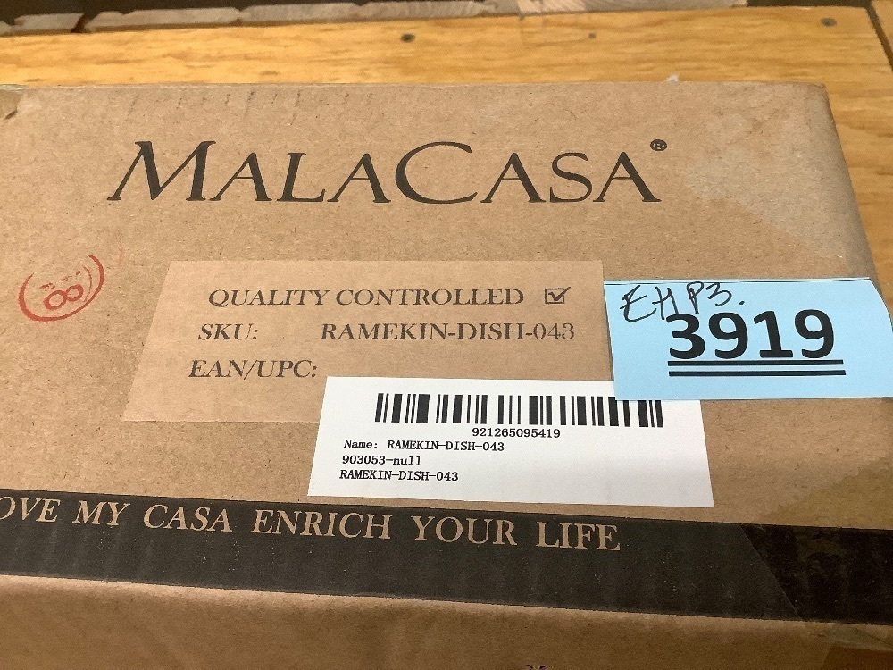 MALACASA Ramekins 6 oz Oven Safe, Porcelain Creme Brulee Ramekins Pudding Custard Cups Small Ceramic Souffle Dishes Ramakan Ramiken Ramicans Baking Bowls Set of 6, White, Series RAMEKIN-DISH - Image 4 - Lot 3919