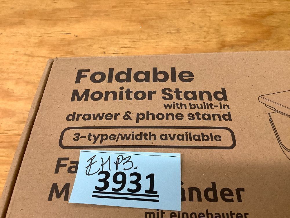 Foldable Monitor Stand - Image 1 - Lot 3931