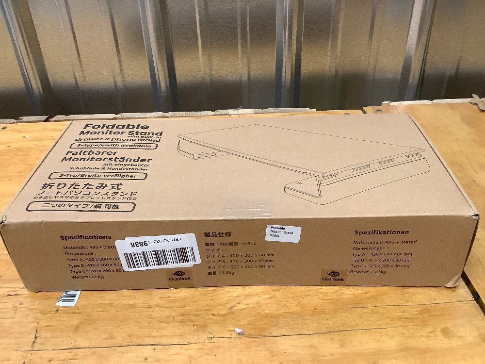 Foldable Monitor Stand - Image 3 - Lot 3931