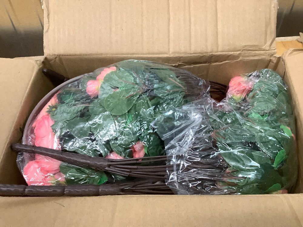 Artificial Fake Hanging Outdoor Flowers Plants - Image 3 - Lot 3941
