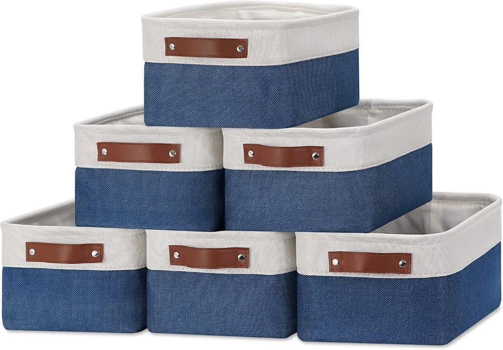 DULLEMELO Set of 6 Small Baskets for Organizing - Image 3 - Lot 3944