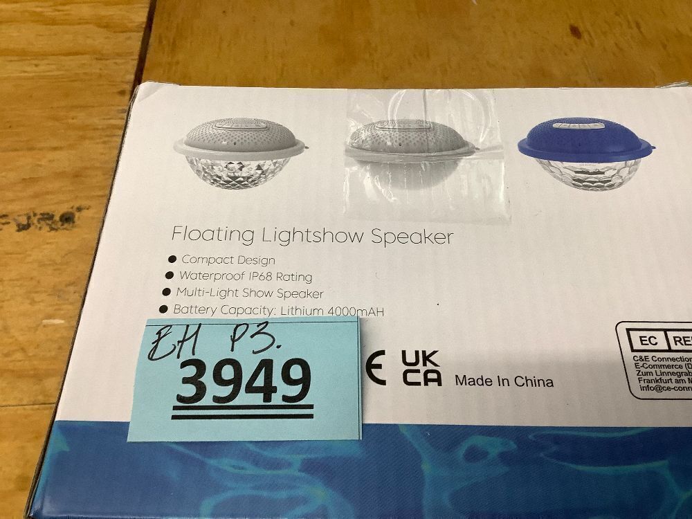Floating Lightshow Speaker - Image 1 - Lot 3949