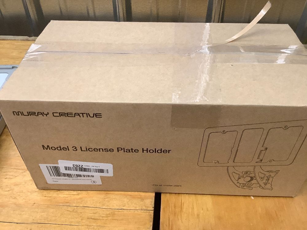 The Original Lockable License Plate Holder for 2017-2023 Tesla Model 3 - Image 4 - Lot 3950