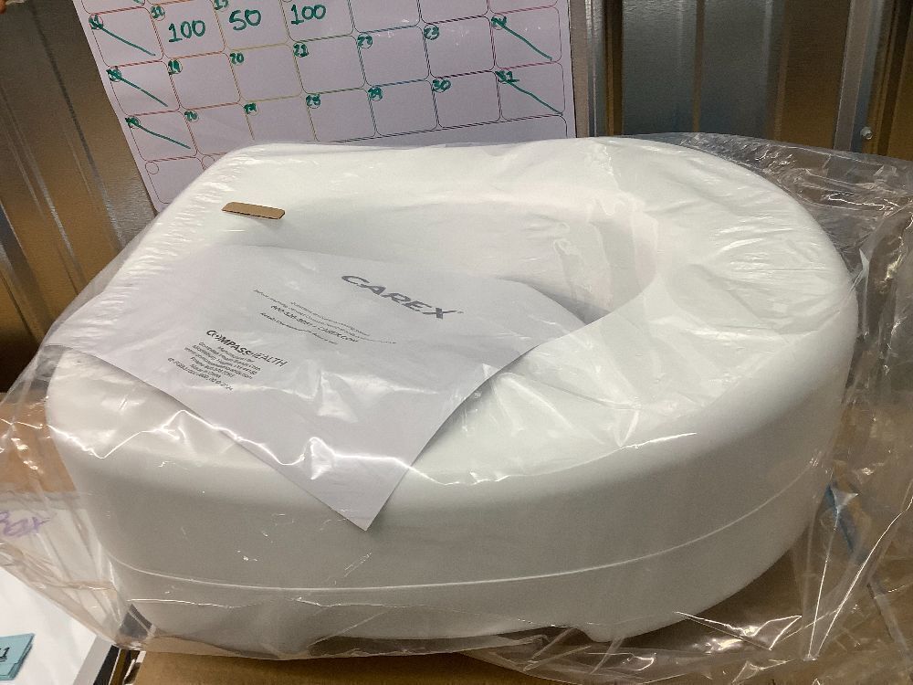 Carex Toilet Seat Riser - Image 3 - Lot 3951