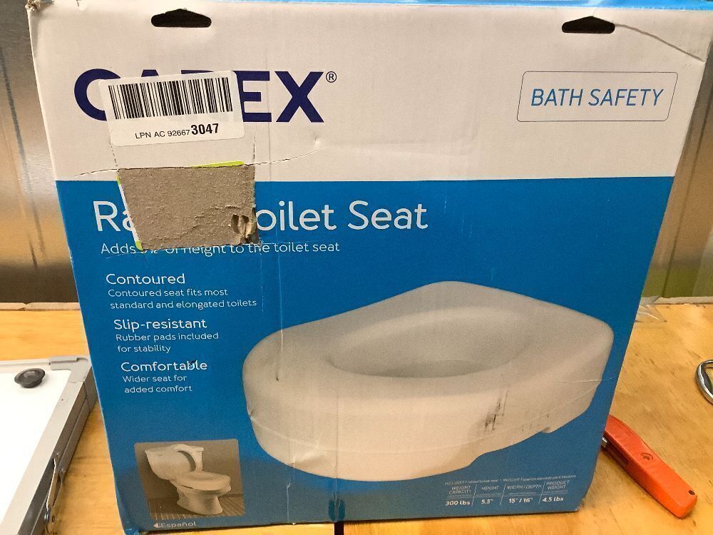 Carex Toilet Seat Riser - Image 4 - Lot 3951