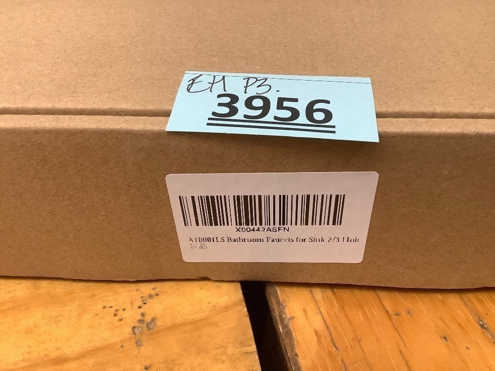 4 Inch 2 Handle Centerset Matte Black Lead-Free Modern Bathroom Faucet, 360 Swivel Spout 2-3 Hole RV Bathroom Vanity Sink Faucet with Pop Up Drain and 2 Water Supply Lines-Brushed Nickel - Image 4 - Lot 3956