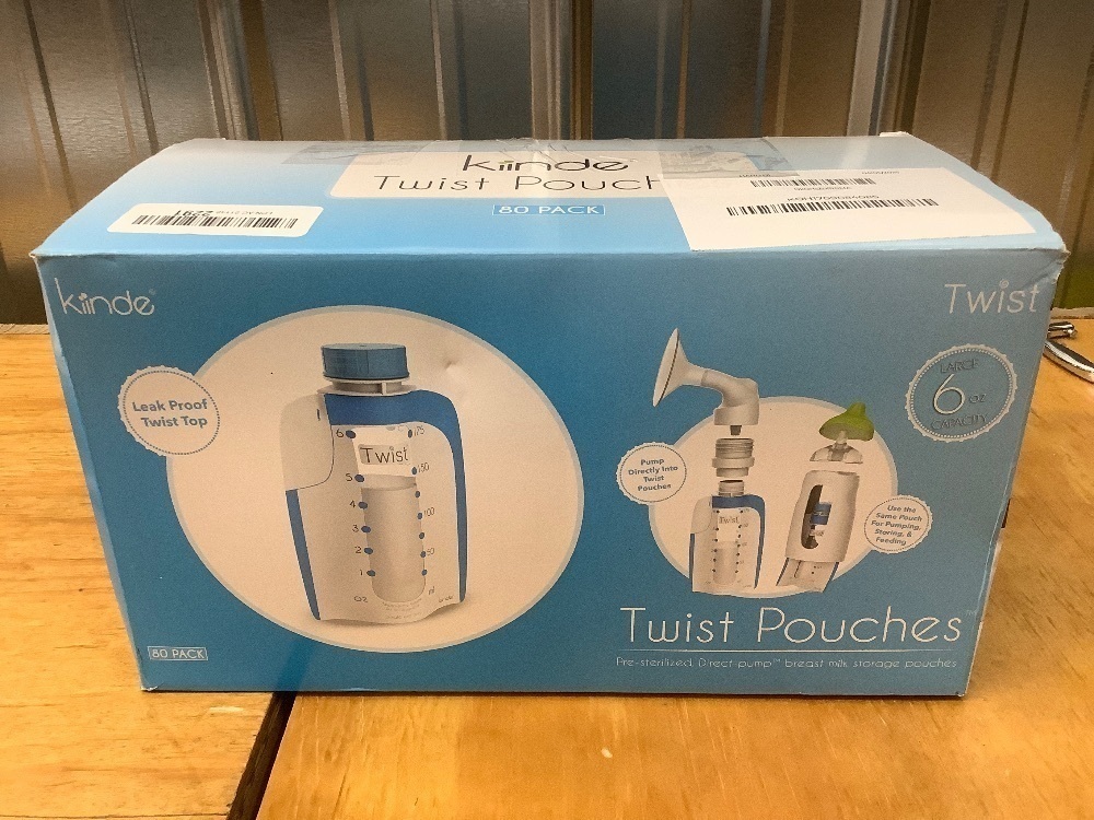 Twist Pouch Direct-Pump Direct-Feed Twist Cap Breast Milk Storage Bags for Pumping, Freezing, Heating and Feeding, Pre-Sterilized, 6 Ounce, pack of 80 - Image 4 - Lot 3964