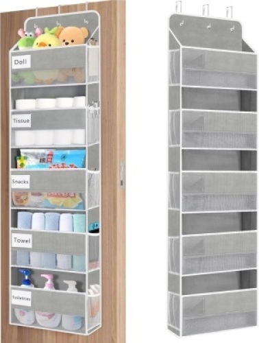 Set of 2 Over The Door Organizer Storage - Lot 3975