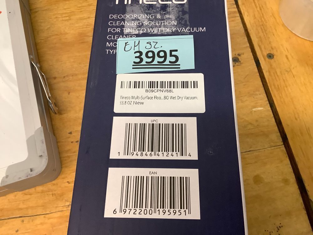 Tineco Floor Cleaning Solution 1L for iFLOOR Series (EXCEPT iFLOOR 5 Steam), FLOOR ONE S3 / S5 / S6 / S7 Series (EXCEPT S5 Steam / S7 Steam) Wet Dry Vacuum (33.8 OZ) - Image 3 - Lot 3995