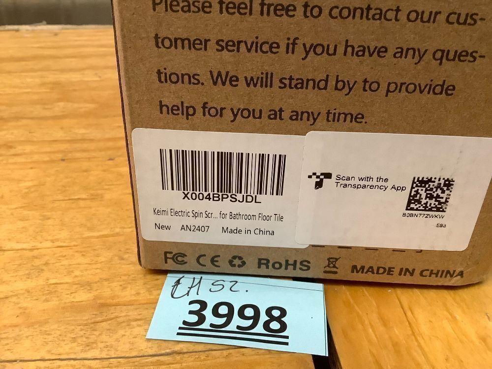 Electric Spin Scrubber - Image 1 - Lot 3998