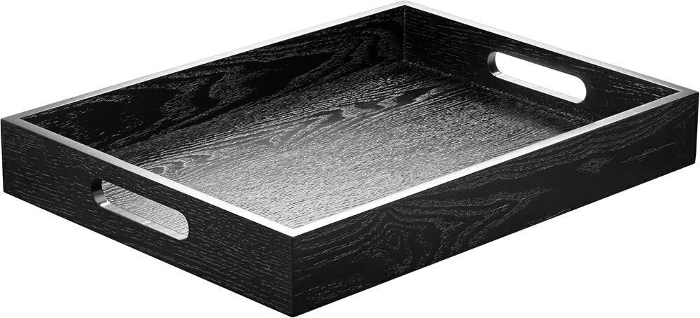 Wood Serving Tray with Handles - Image 1 - Lot 4038